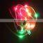 Fashion wholesale colorful platube elastic led shoelaces