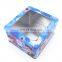 tinplate case tin can metal packing box with PVC window