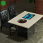 Roast table, chair, hot pot barbecue, Korean style, smoke-free and self-help barbecue table