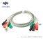 Bionet 5 lead ecg leadwire,Grabber ,LL-plug,IEC