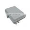 Wall Pole Mounting Outdoor FTTH Mini Fiber Optic Terminal Distribution Box With Fiber Pigtail Adapter