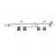 Truck engine fuel oil common rail pipe 5259689 for diesel engine ISF