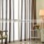 Chenille yarn stripe jacquard voile for bedroom window curtain set sheer curtains living room voile