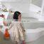 Polka dot cake skirt girls dress Korean children's clothing autumn 2020 new linen cotton lace skirt children