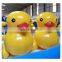 2016 Promotional PVC Inflatable floating water stick buoy toys for sale, water yellow duck