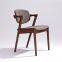 Simple  z shaped dining chair for living room/coffee shop