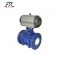 Pneumatic Actuator Flange Type Ceramic Ball Valve for chemical industry or fly ash system in coal power station