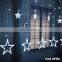 LED Star Curtain Lights Decor in the Room 2.5x1M Decorative Window Christmas Holiday Party lighting