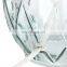 Nordic sky blue elegant modern custom restaurant hotel home decor cheap glass table lamps with logo