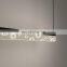Light luxury restaurant chandelier strip art study bar table lamp personality creative Nordic dining room chandelier
