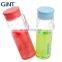2021 400ml customized  tritan material eco friendly drink bottle water bottle with holder multi color