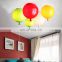 Children Room Lamp Balloon Pendant Light 6 Colors Acrylic Lighting Fixture Home Deco Pendant Lamp Bedroom Lamps Drop
