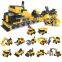 Twisted egg building block toy