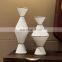 Modern Handmade Matte Minimalist Geometric Ceramic Decor Vase for Living Room