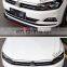 Honghang Factory Sale 4-stage Car Front Bumper Splitter Lip, Black+Red Front Bumper Lip Front Lips For V.w Polo 2018 2019 2020