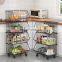 Storage Holder 5-Tier Large Home Mesh Metal Food Produce Sepatu Vegetable Wire Fruit Baskets Other Organize Kitchen Storage