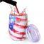 Food Grade Sublimation 12oz Insulated Double Wall Stainless Steel Wine Tumbler