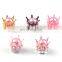 ABS plastic Diamond Crown tire cap valve, high quality sealing diamond crown car tire valve stem caps