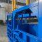 The new horizontal baler presses waste plastics