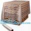 Square Bottom 4mil Clear Pallet Cover, square bottom bag on roll pallet cover bag, Polyester Pallet Cover Bags, Pallet T