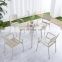 Outdoor Tables And Chairs Courtyard Garden Balcony Leisure Tables And Chairs with 4 chairs