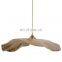 Nordic Art Simple Style Ceiling Lamp Modern Lotus Leaf Pendant Light Round Restaurant Indoor Chandelier