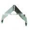 OEM Metal Stamping Parts Zinc Plated Steel Flanged Metal Corner Brackets for Furniture