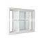 PVC sliding window design UPVC double glazed sliding windows