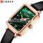 Curren / 9082 luxury brand new ladies watch leather fashion casual quartz ladies watch Reloj verde para mujer