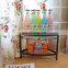 Factory custom multifunction sector 2 tier cans spice organizer shelf corner kitchen storage rack