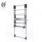 Metal stainless steel large clothes hanging closet rail rack