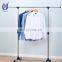 Multicolor Heavy Duty Clothing Portable Double Clothes Rack