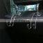 2pcs Stainless Steel car Hanger For Bags Universal Seat Headrest Rhinestones Auto Hooks Car Hangers Bling Interior