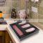 Wall Mount Black Paint Food Storage Bag Container Drawer Storage Box Bamboo Ziplock Bag Organizer