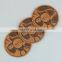 90mm Round Eco-Friendly Customized Cork Pad Mat with Advertising Logo Print Cork Coaster