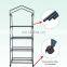 4-Tier Outdoor Mini Small Garden Greenhouses Grow Tent  with Zippered Cover and Metal Shelves