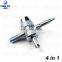 380153 Tyre valve repair tool 4 in 1 , tire valve core remover tools