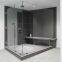 Modern Style Glass Bathroom Door Bedroom Cloakroom Interior Partition Doors Glass Folden and Sliding Door