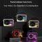 Mini microphone portable bluetooth speaker with rgb led light set with amplifier karaoke for kids home party