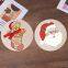 Christmas wooden sign wood exquisite hollow wood snowflake
