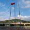 Outdoor Stainless Steel Flagpoles: 15m Tapered Type Lifting Type (Manual & Electric), High Flagpoles for Hospitals and Construction Sites Made