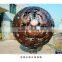 Decorative Large Stainless Steel Flower Balls Decorative Glass Balls For Gardens