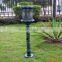 CE ROHS certificated customized solar powered lawn light with plastic square head
