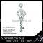 925 silver jewelry rhodium plated jewelry accessories silver key pendant