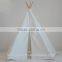 Single Layer canvas pop up beige kids indian teepee tent