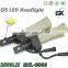 New arrival !!! G5 led headlight no fan dsign compititive price moto 9006 led headlamp