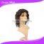 human hair lace wig, body wave, 12", natural color