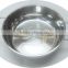 Mirror finished with satin line exterior capsuled bottom 24cm diameter stainless steel optima steamer