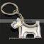 Fashion Dog Shaped Metal Key Chain Key Ring Hot Gift Engraved Your Name