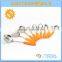 Coloful PS Handle 8 Piece Stainless Steel Cooking Tool Set